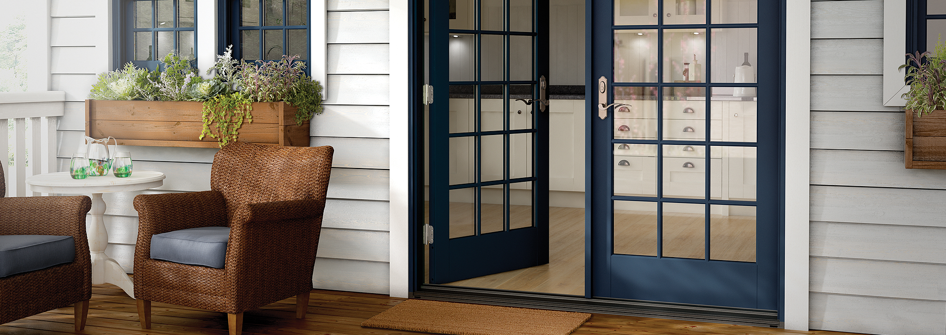 French InSwing Patio Doors Exterior French Doors Milgard Windows